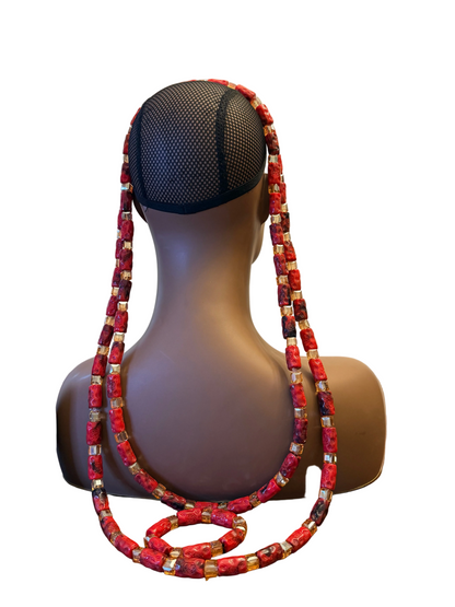 African Traditional Handmade Beads Set for Groom Afro American Outfits