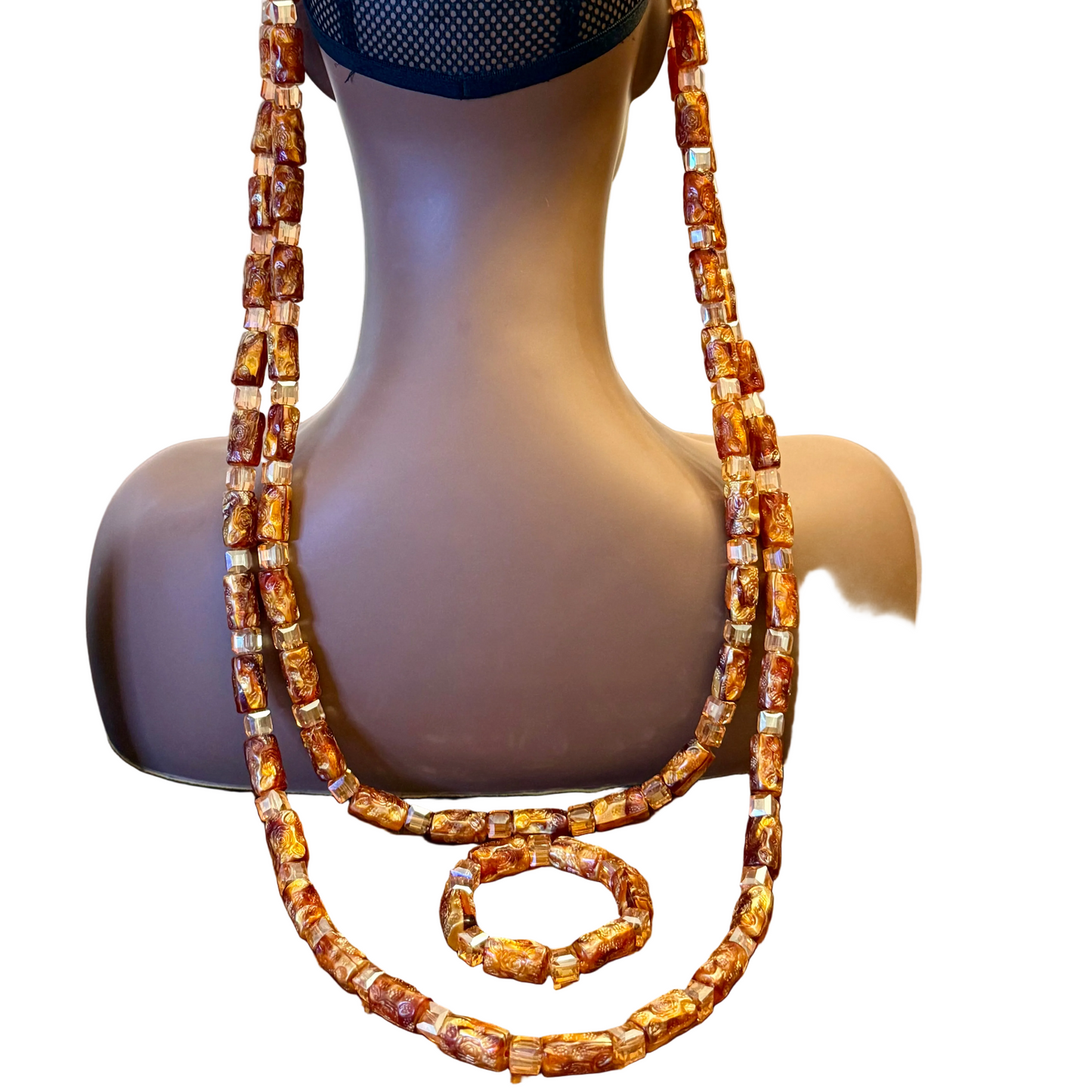 African Traditional Handmade Beads Set for Groom Afro American Outfits