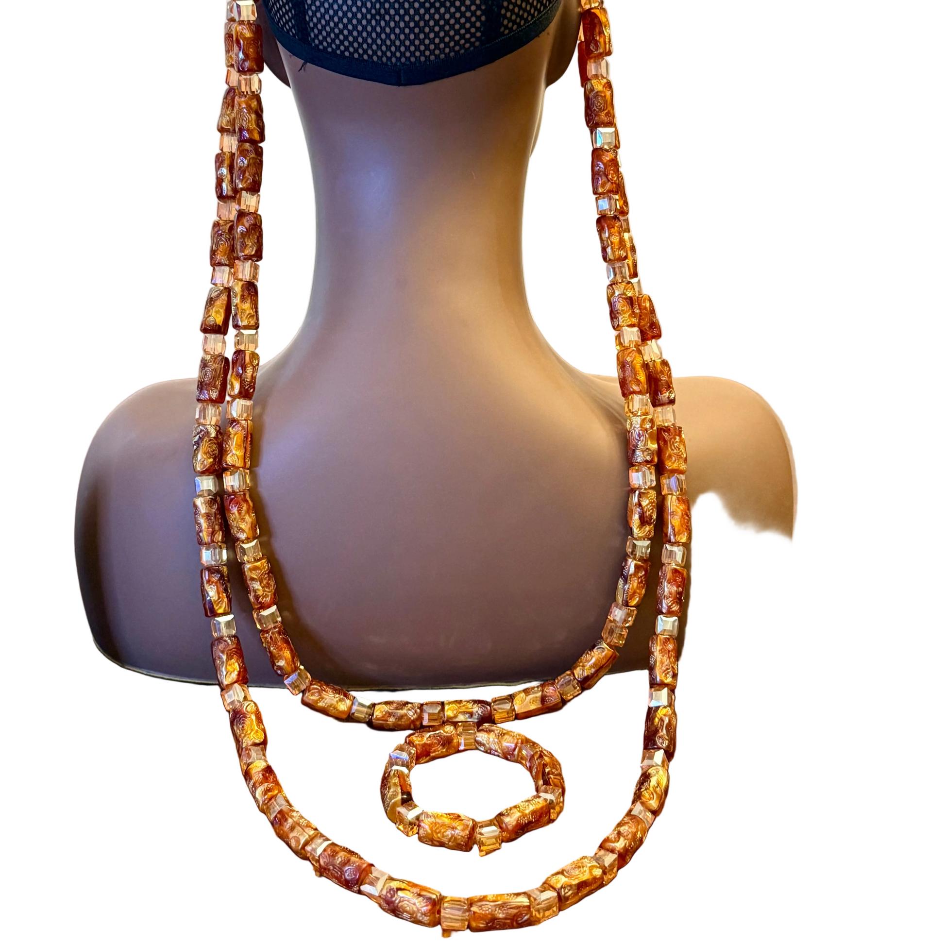 African Traditional Handmade Beads Set for Groom Afro American Outfits