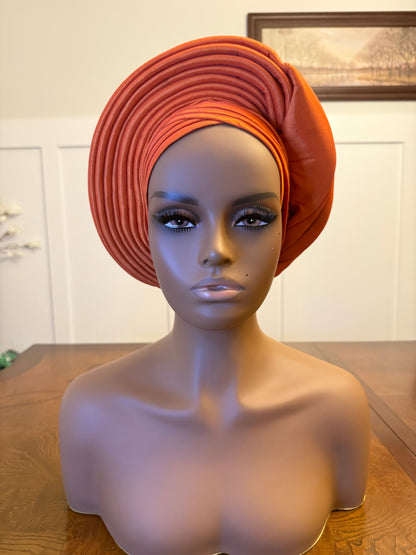 African Turban Auto Gele Afro American Outfits
