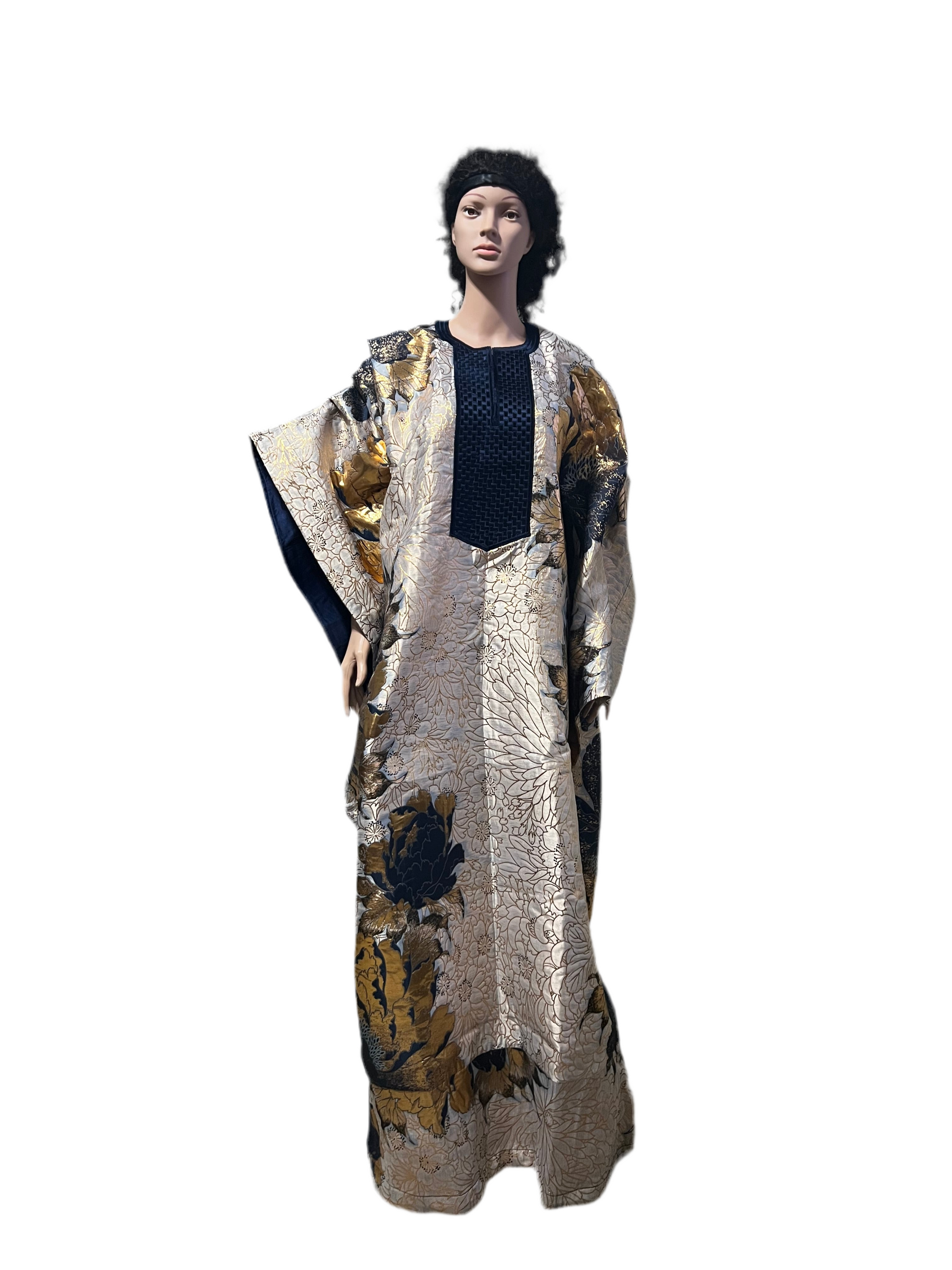 Afro Hadassah Luxury Damask Boubou style 2 Afro American Outfits