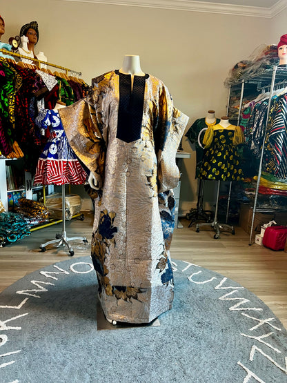 Afro Hadassah Luxury Damask Boubou style 2 Afro American Outfits