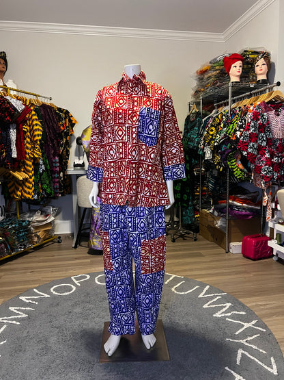 Afro Sisi Eko Pant Set Afro American Outfits