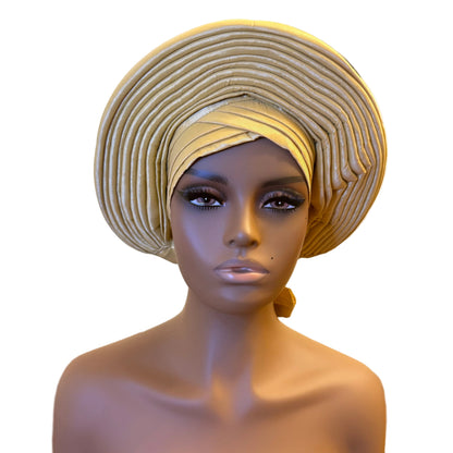 African Turban Auto Gele Afro American Outfits