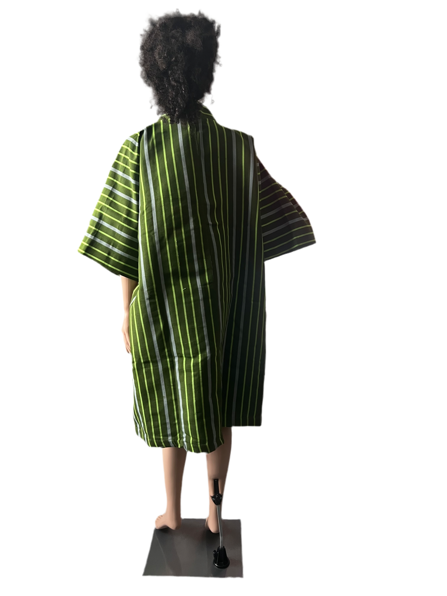 Afro Modern Aso-Oke Dress Short