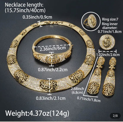Geometric Necklace Set Afro American Outfits