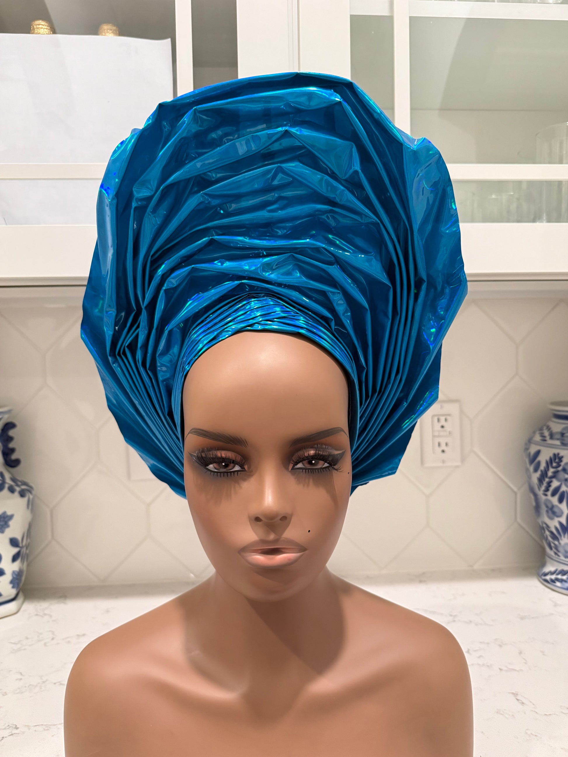 Metallic Leather Auto Gele 1p Afro American Outfits