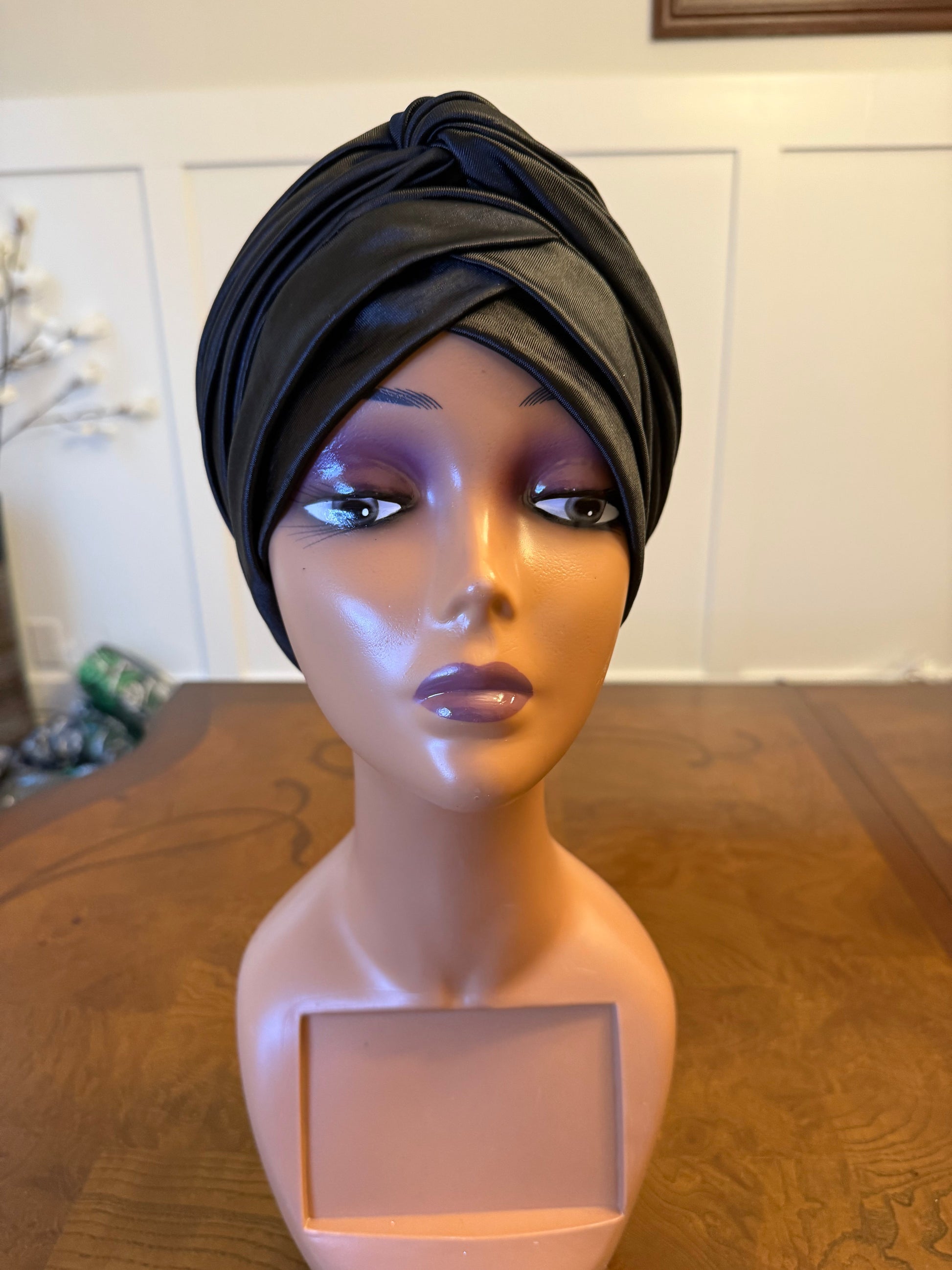 African Twisted Front Turban/Hat/Cap Afro American Outfits