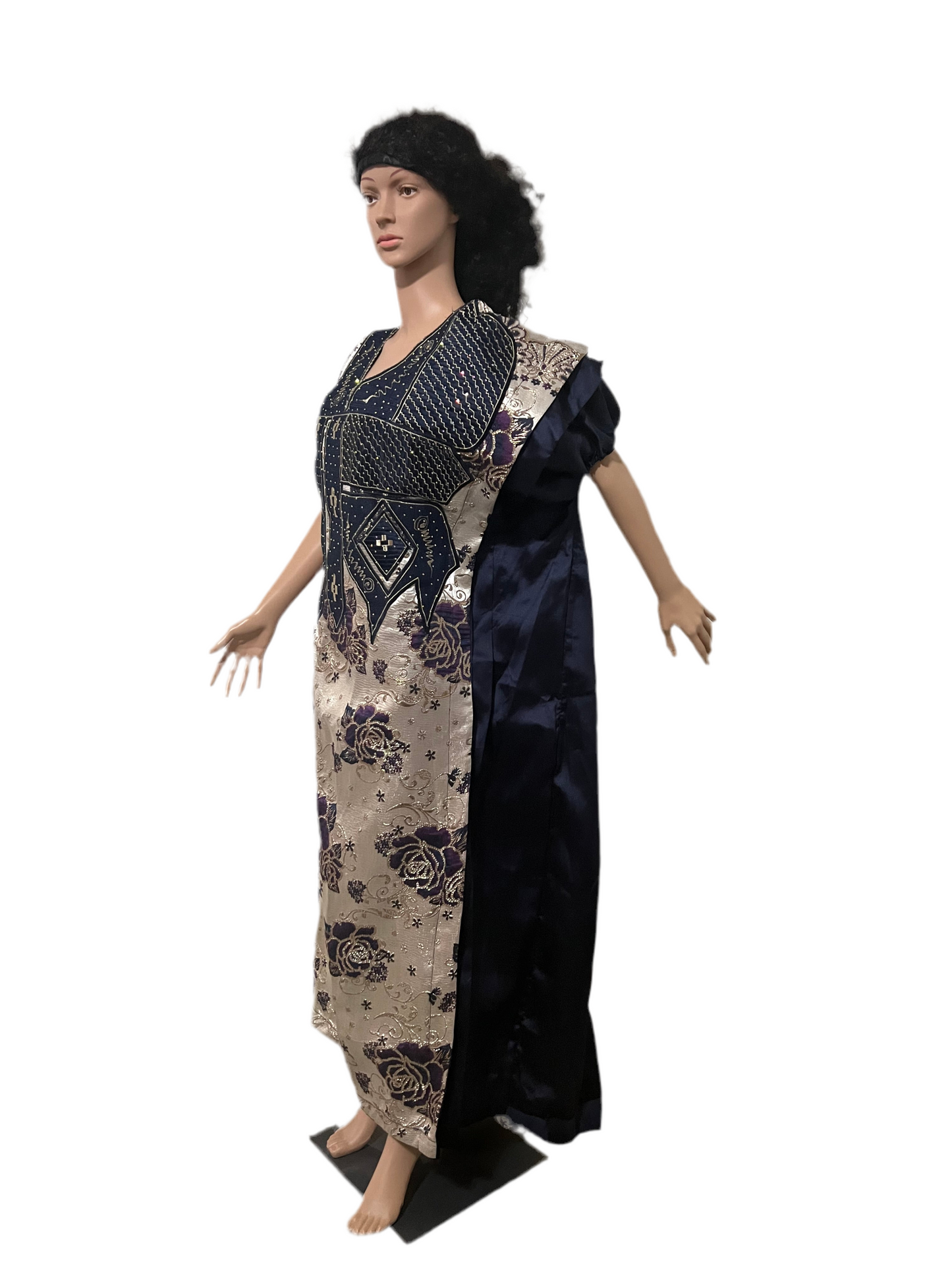 Afro  Lagos Damask Brocade Boubou