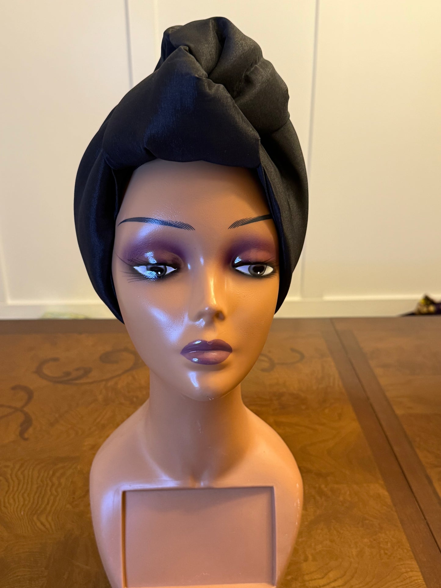 African 2 in 1p Twisted Front Turban/Hat/Cap