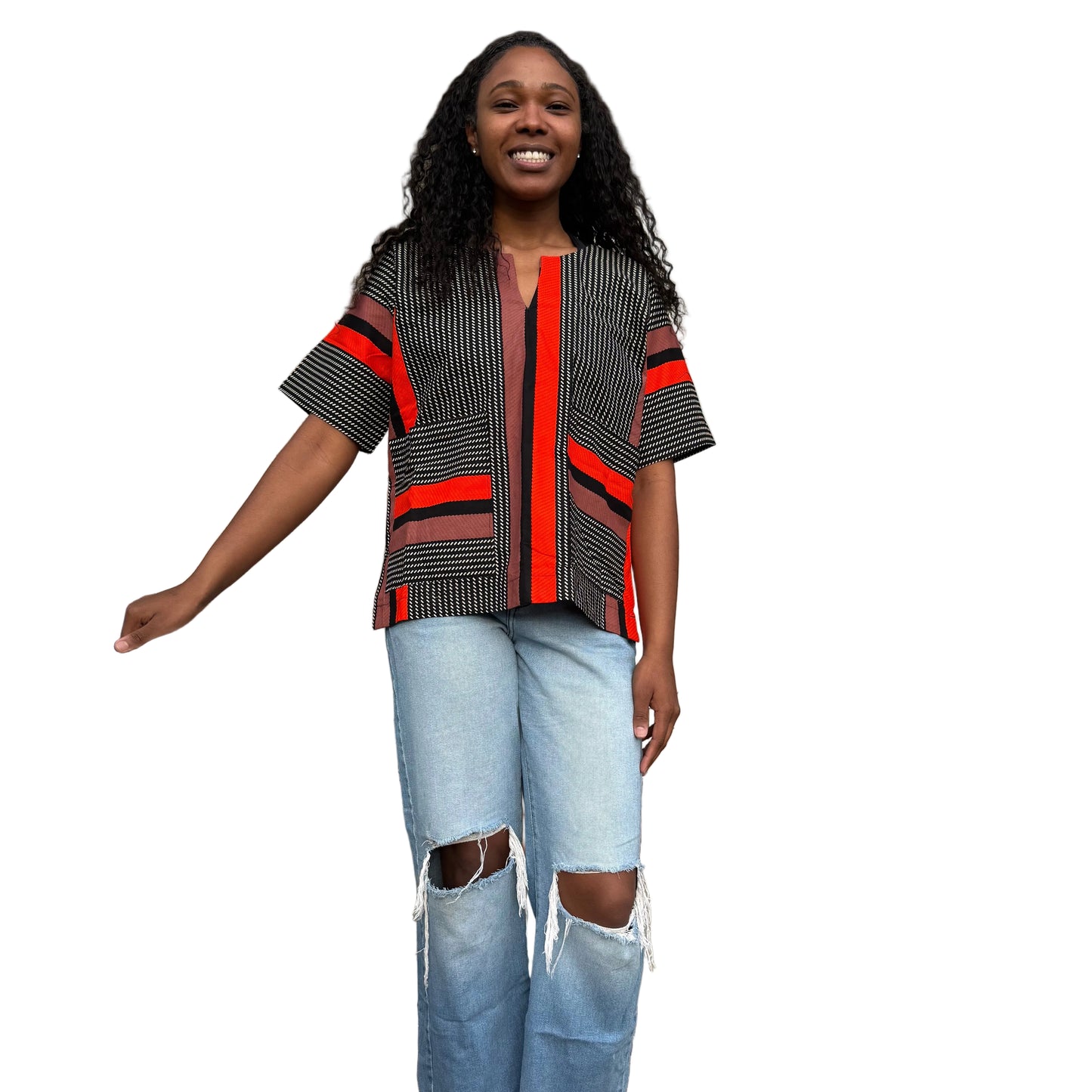 African Prints Ankara Women Danshiki Tops