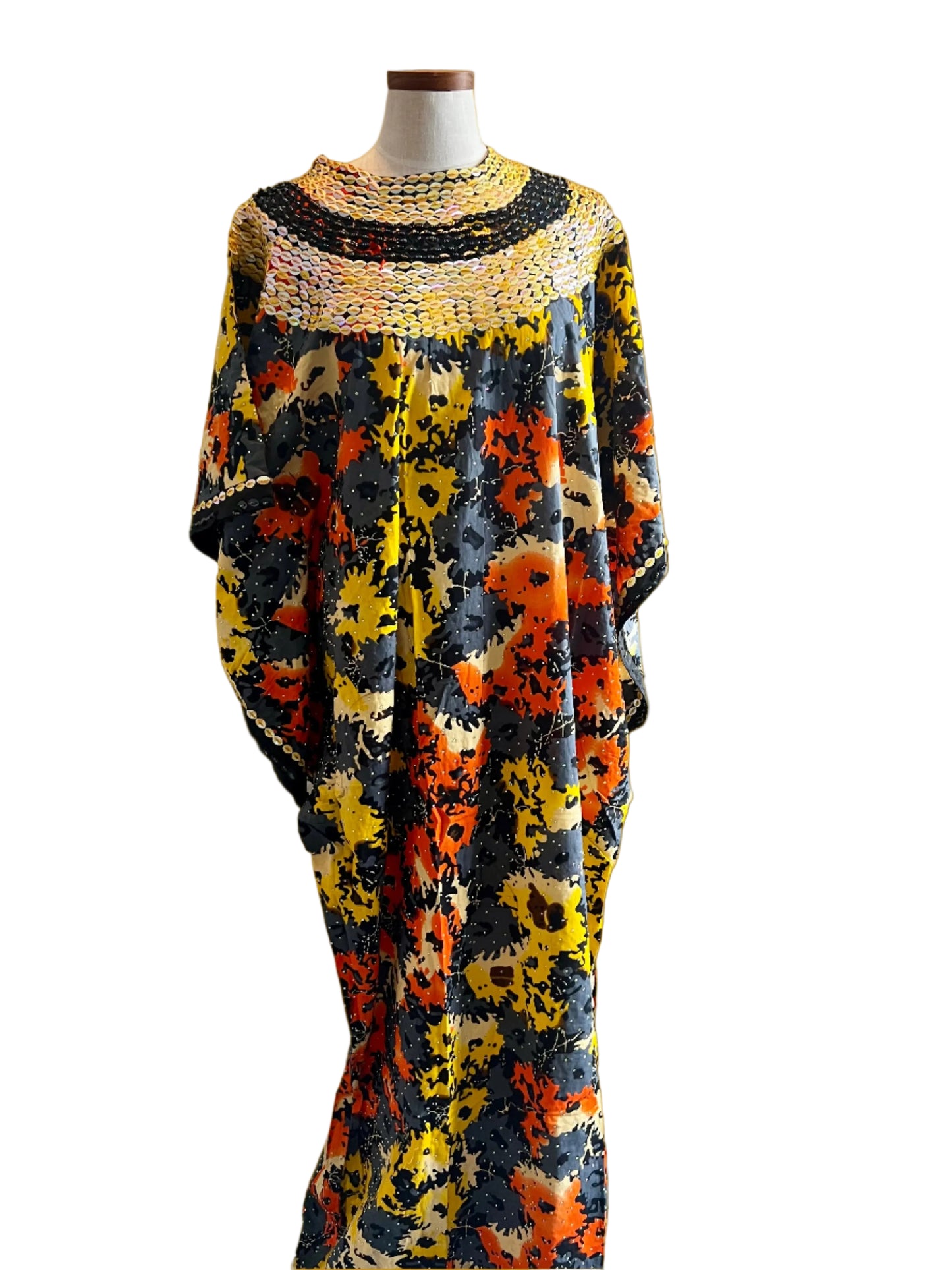 Beaded Ankara Boubou