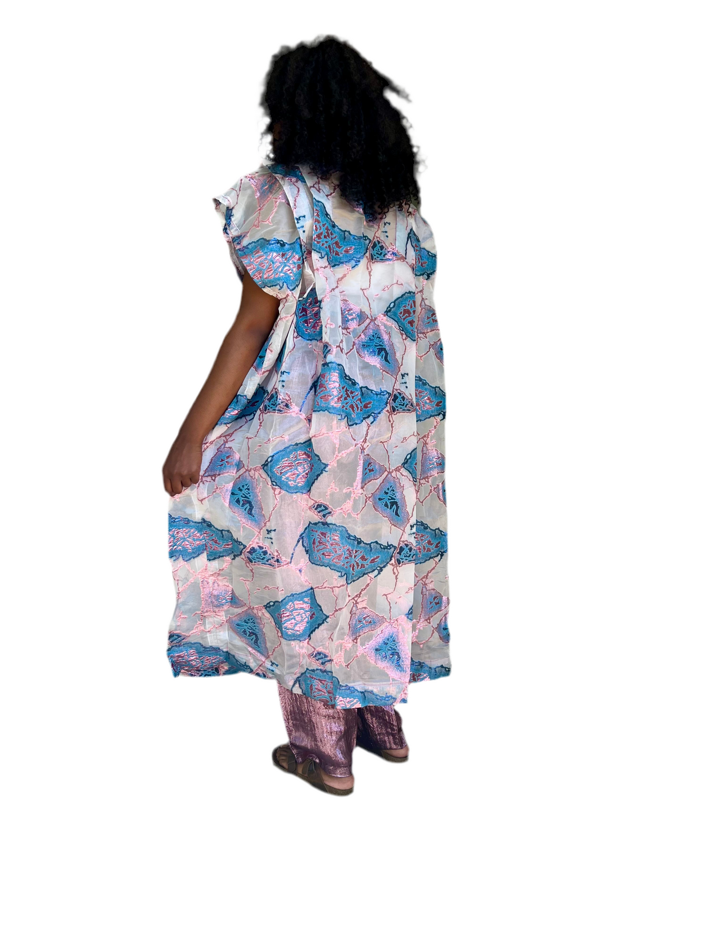 Afro Chic African Luxury Jacquard Brocade Beaded 2p Pant Set Afro American Outfits