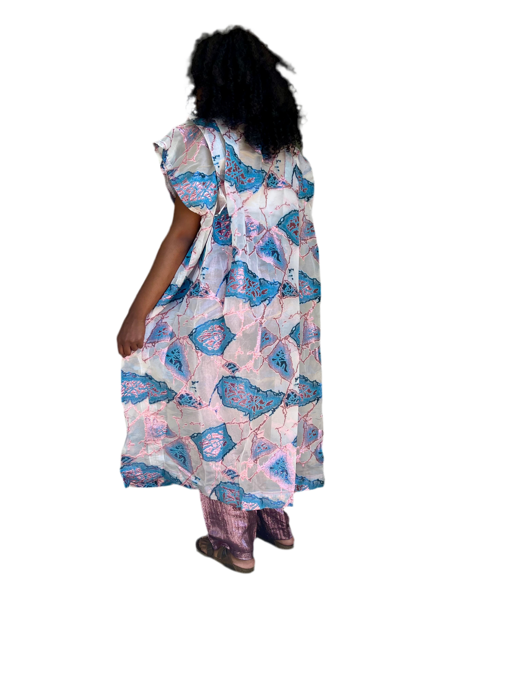 Afro Chic African Luxury Jacquard Brocade Beaded 2p Pant Set Afro American Outfits