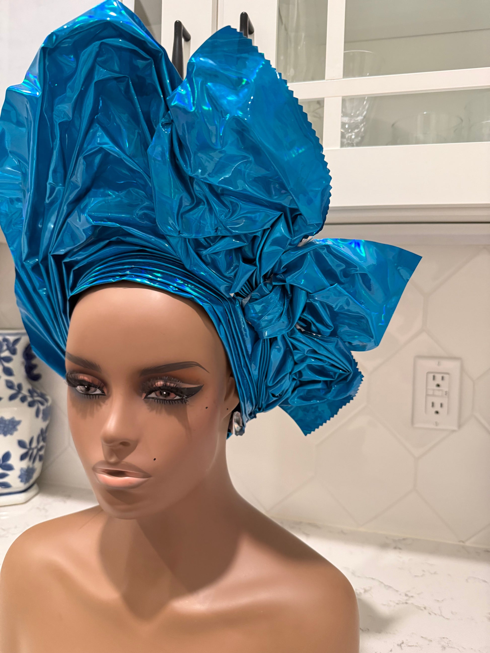 Metallic Leather Auto Gele 1p Afro American Outfits