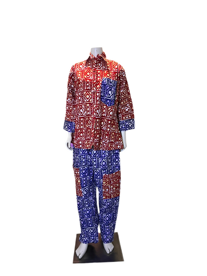 Afro Sisi Eko Pant Set Afro American Outfits