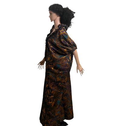 Afro Lois Brocade Bubu/Boubou Dress