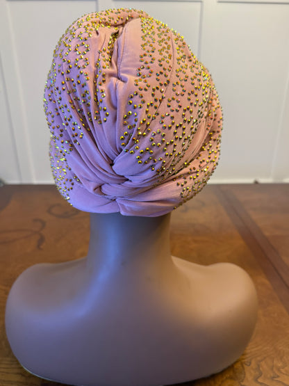 African Stoned Turban/Hat/Cap