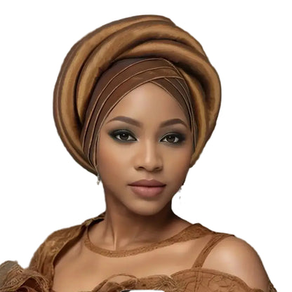 African Double Twisted Turban