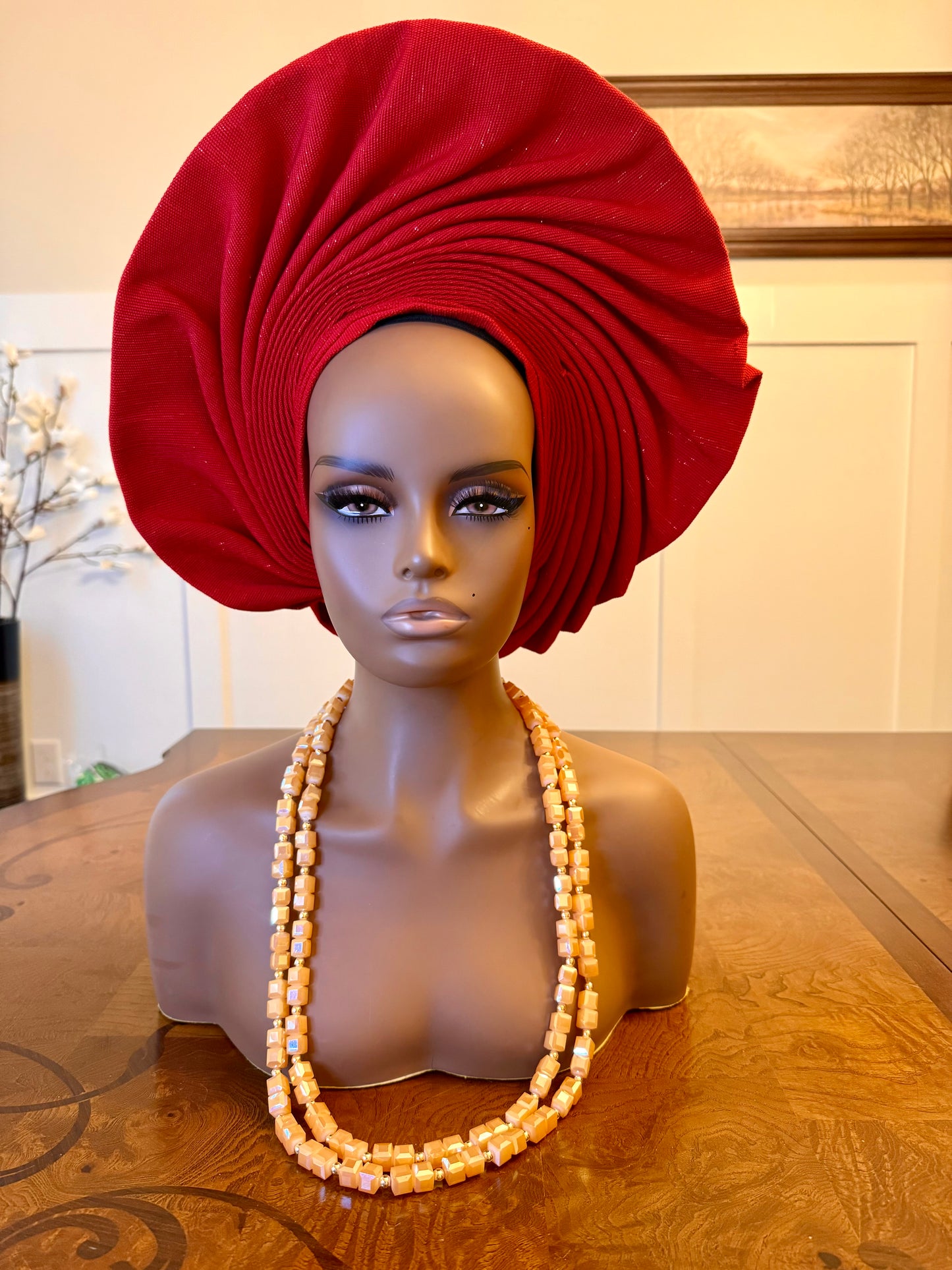 African Traditional Handmade Beads Set for Bride/Groom