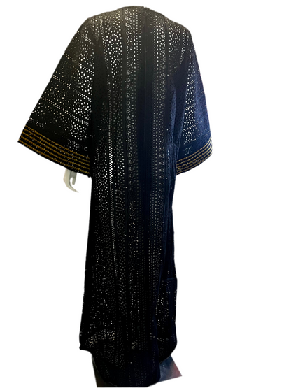 Afro Luxury Embroidered Lace Boubou/Kaftan Afro American Outfits