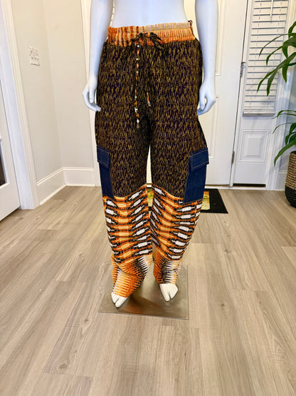 Varieties African Ethnic Prints Unisex Ankara Cargo Pants/Bottom