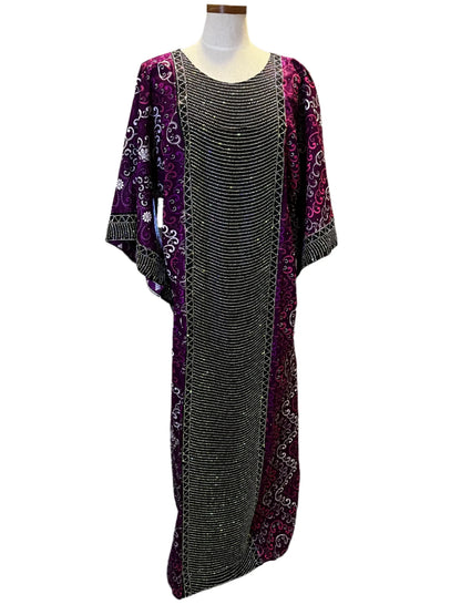 Ankara Kaftan with Front Stones Afro American Outfits