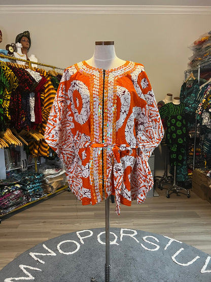Afro Bead Ankara Top/Blouse Style 1 Afro American Outfits