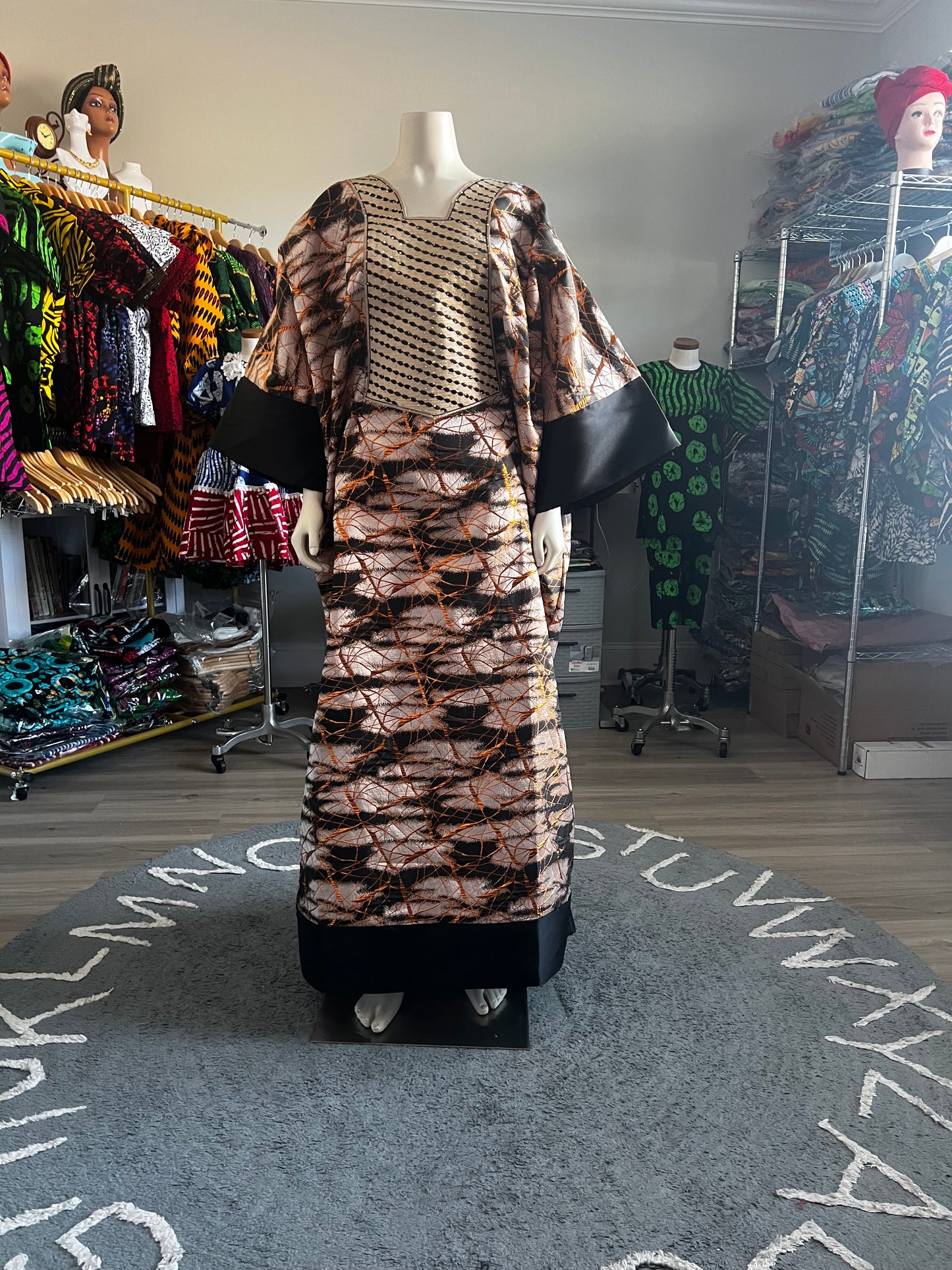 Afro Bithiah Brocade Boubou