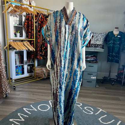 Afro Kayla Damask Brocade Dress