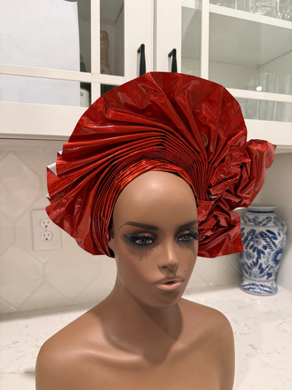 Metallic Leather Auto Gele 1p Afro American Outfits