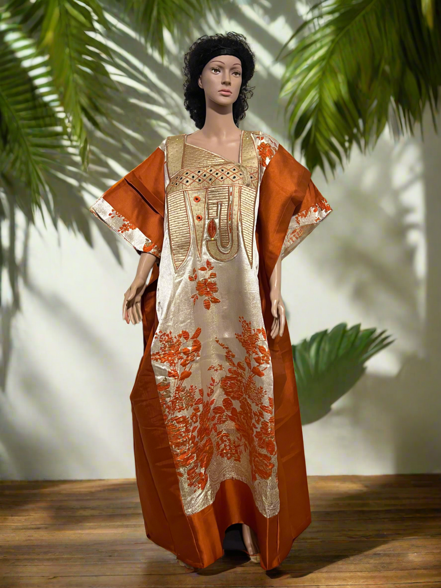Afro  Lagos Damask Brocade Boubou