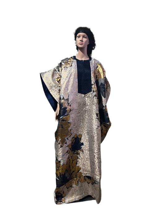 Afro Hadassah Luxury Damask Boubou style 2