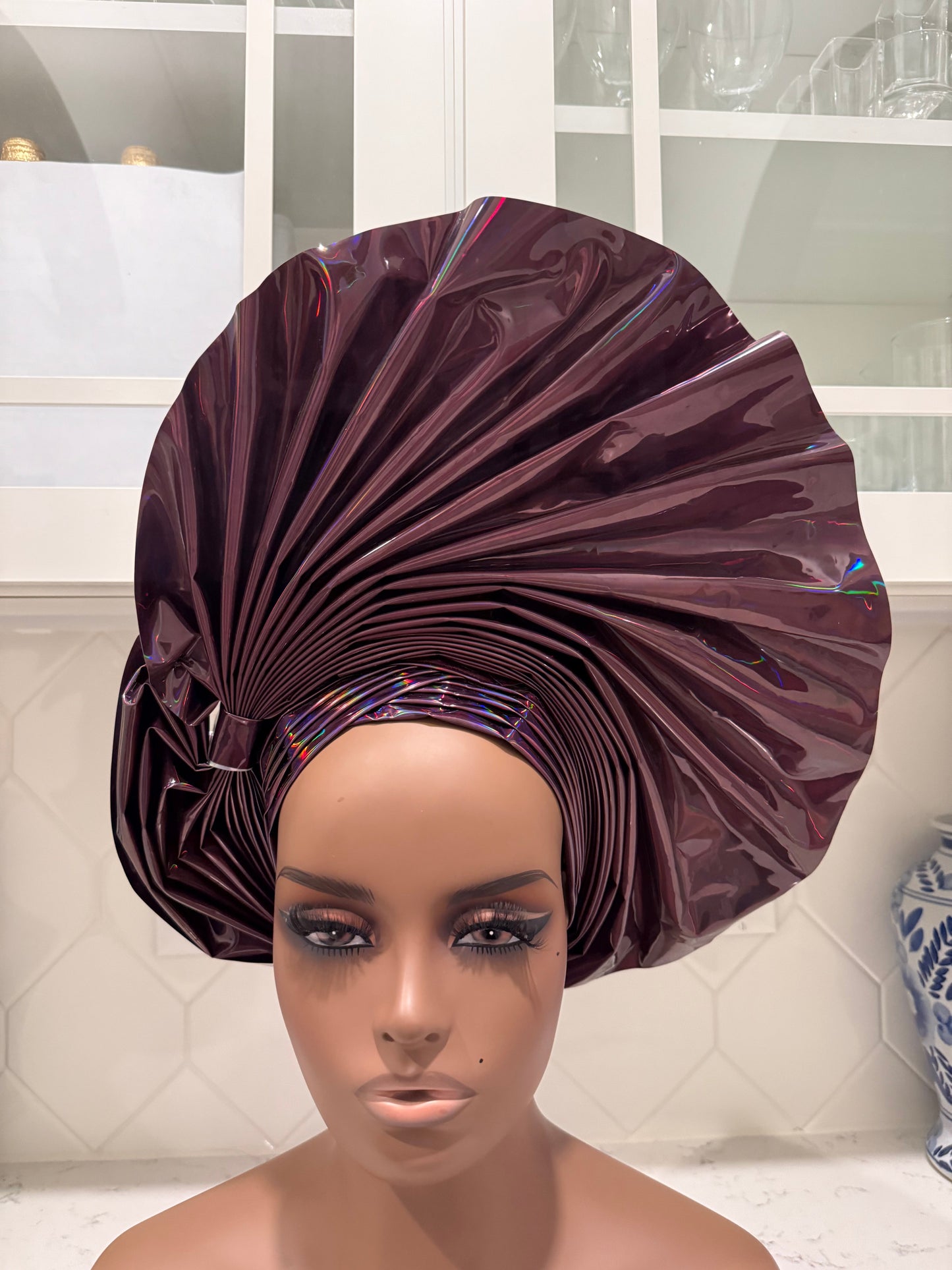Metallic Leather Auto Gele 1p Afro American Outfits