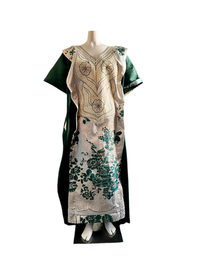 Afro  Lagos Damask Brocade Boubou