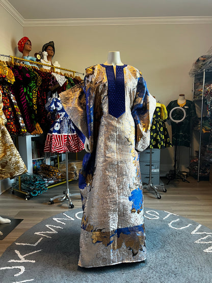 Afro Hadassah Luxury Damask Boubou style 2 Afro American Outfits