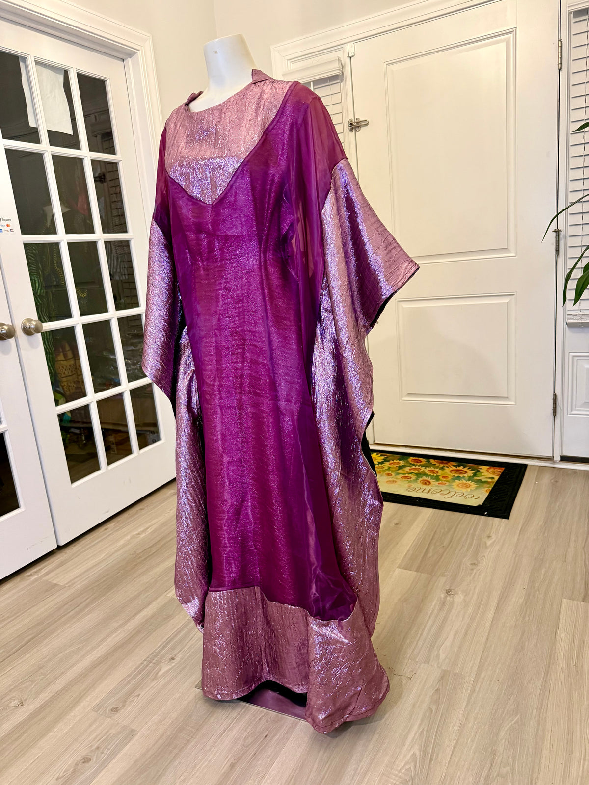 Elegant Rich Aunty Luxurious Damask Boubou