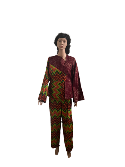 Afro Ashanti Pant Set Afro American Outfits