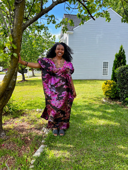 Afro Luxury Damask Brocade Boubou