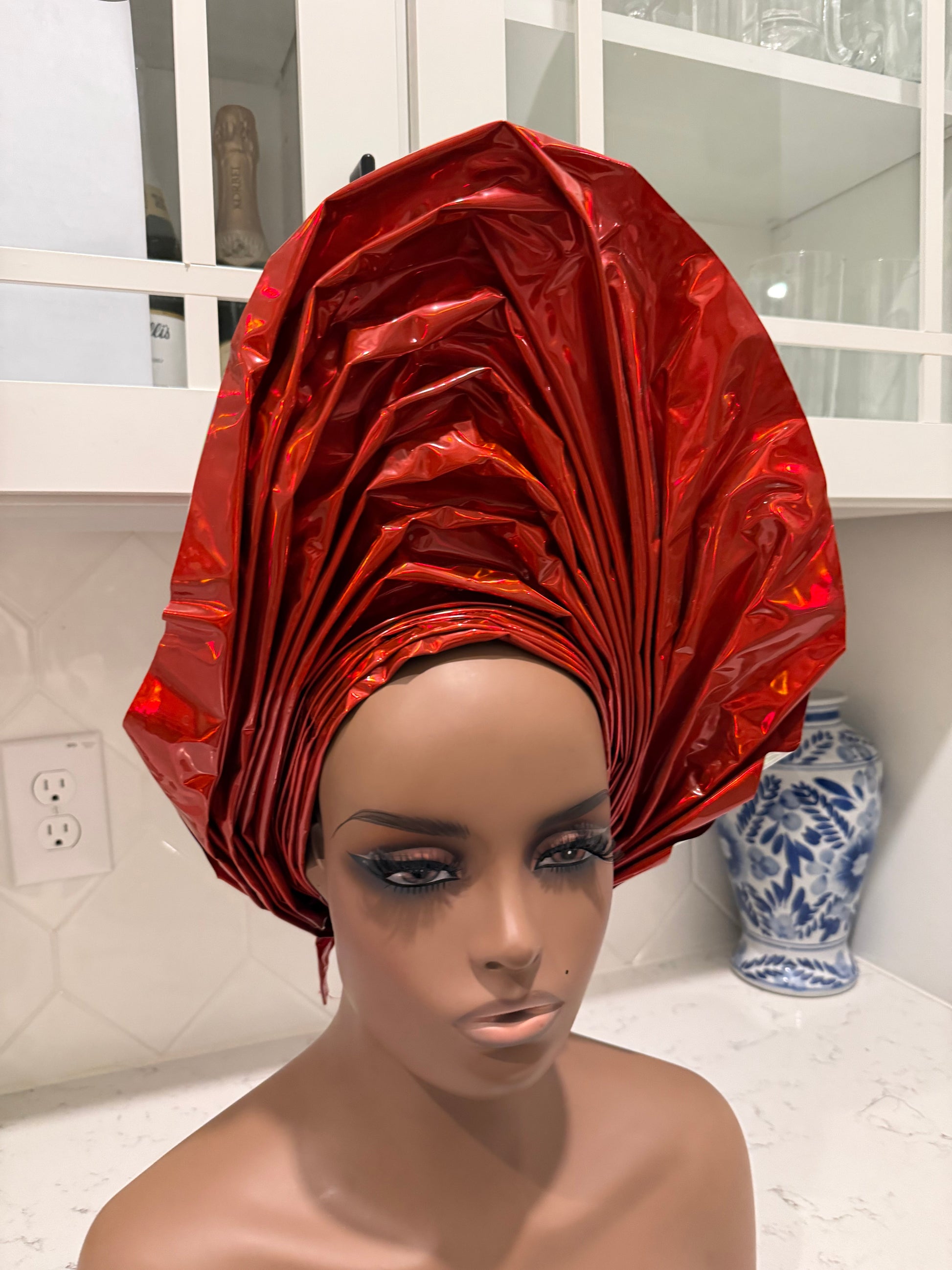 Metallic Leather Auto Gele 1p Afro American Outfits