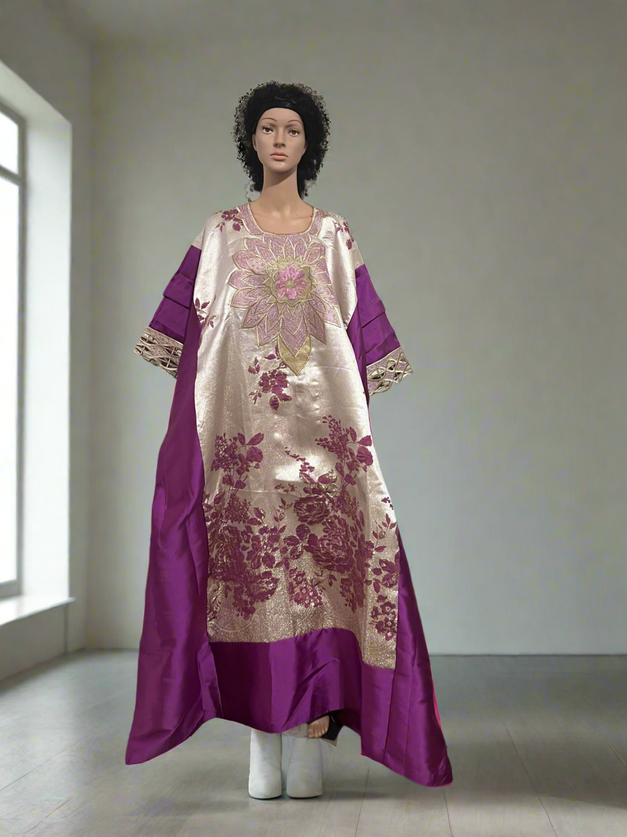 Afro  Lagos Damask Brocade Boubou