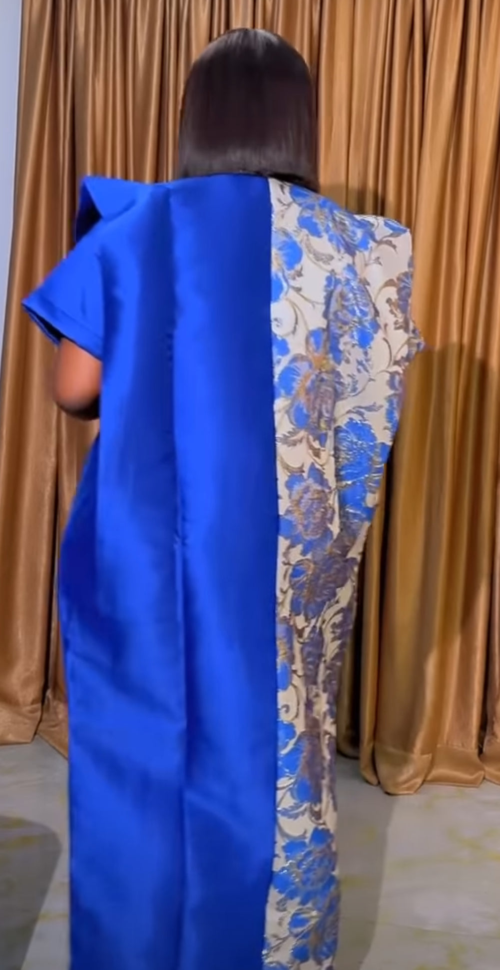 Afro Sharon Mixed Brocade Boubou Afro American Outfits