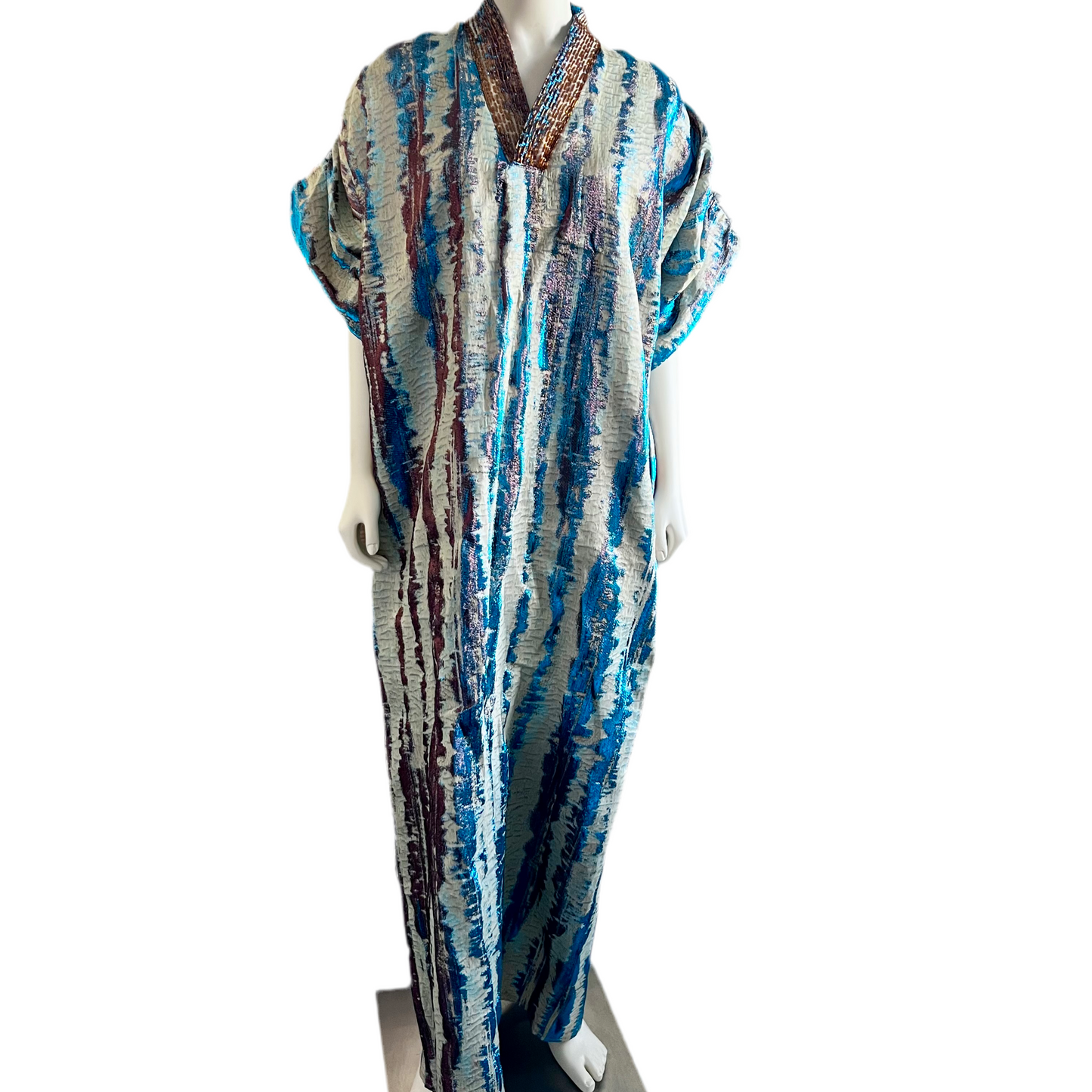 Afro Kayla Damask Brocade Dress