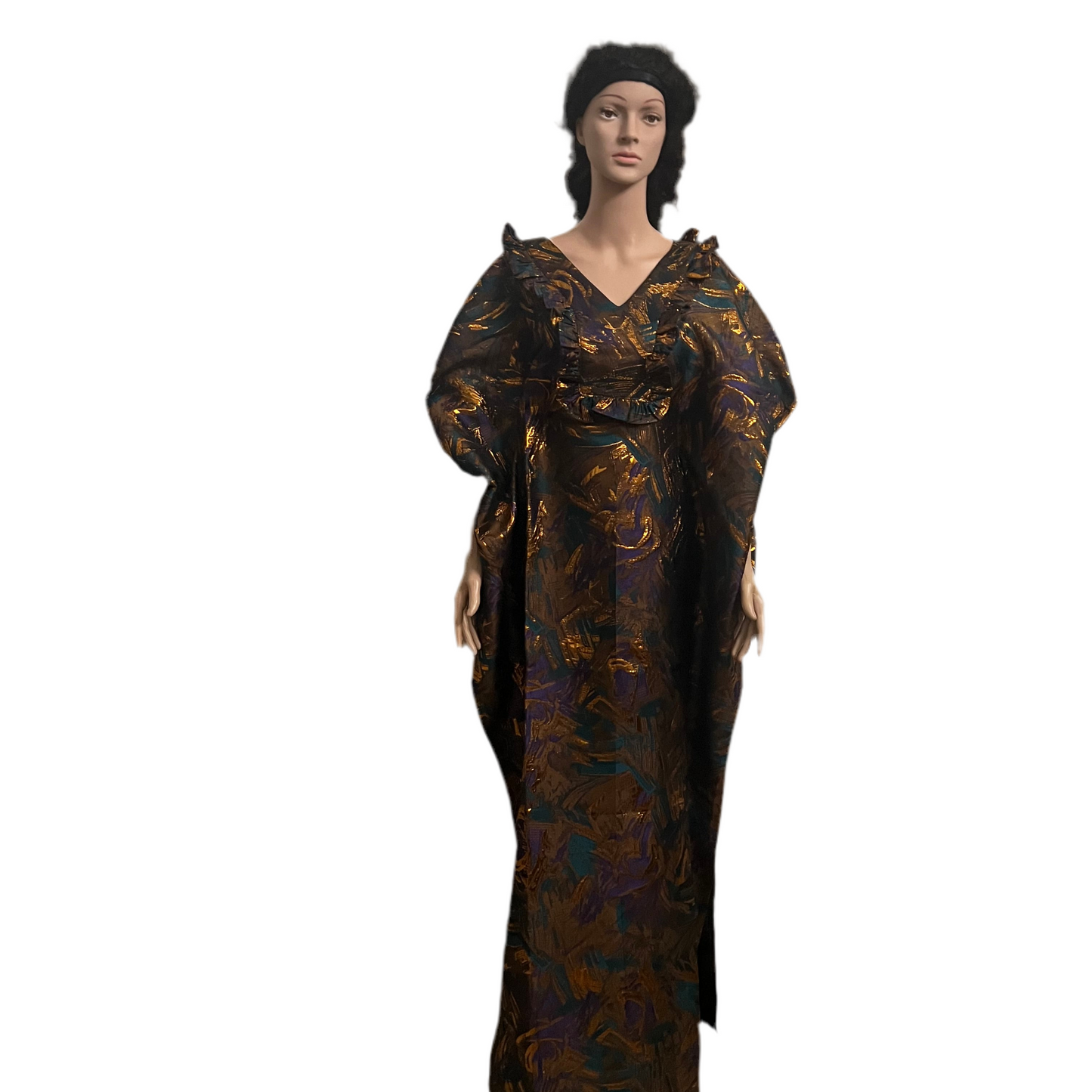 Afro Lois Brocade Bubu/Boubou Dress