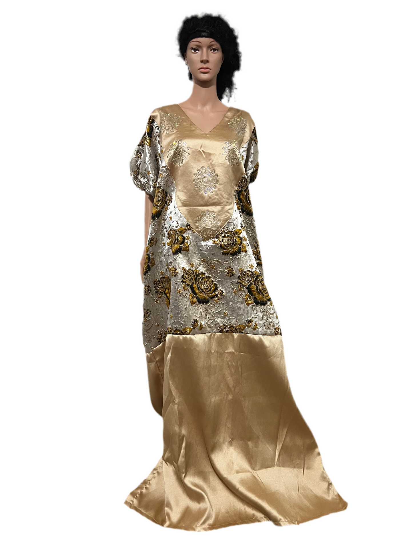 Afro Sharon Mixed Brocade Boubou Afro American Outfits