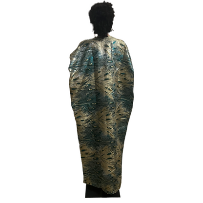 Afro Jemima Damask Brocade Boubou