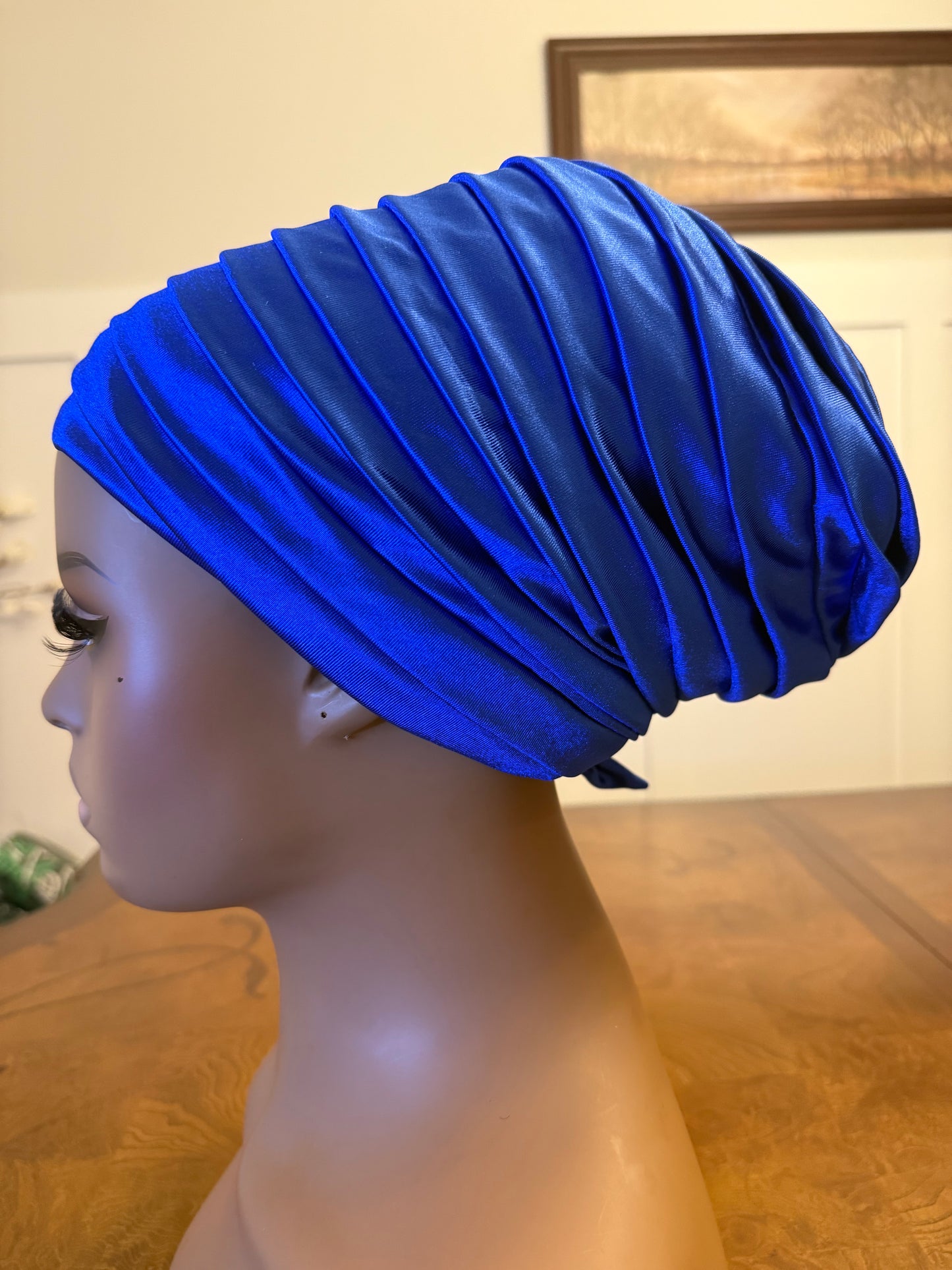 African Step Patterned Turban
