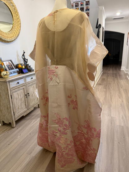 Modern Organza Damask Bubu