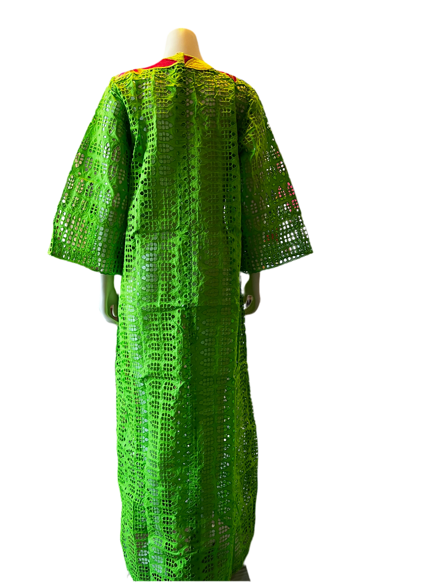 African Luxury Afro Embroidered Lace Boubou Dress Afro American Outfits