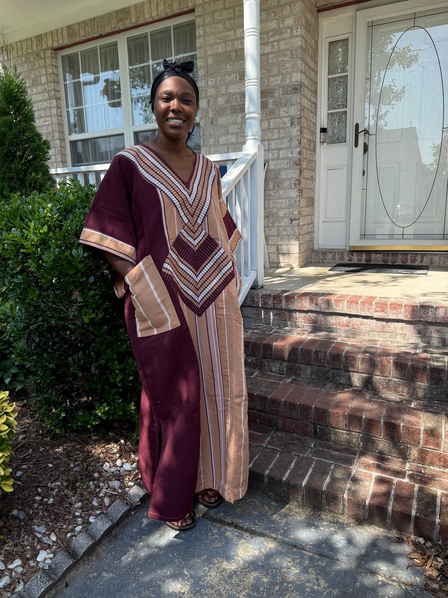 Special Occasions African Traditional Woven  Aso-Oke/Kente  Dress